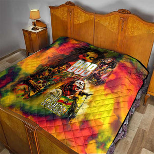 The Legend of Reggae One Love Quilt Bob Colorful Art