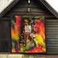 The Legend of Reggae One Love Quilt Bob Colorful Art