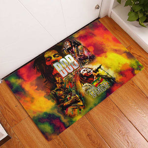 The Legend of Reggae One Love Rubber Doormat Bob Colorful Art
