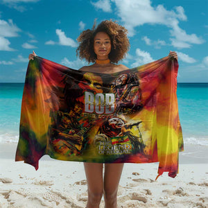 The Legend of Reggae One Love Sarong Bob Colorful Art