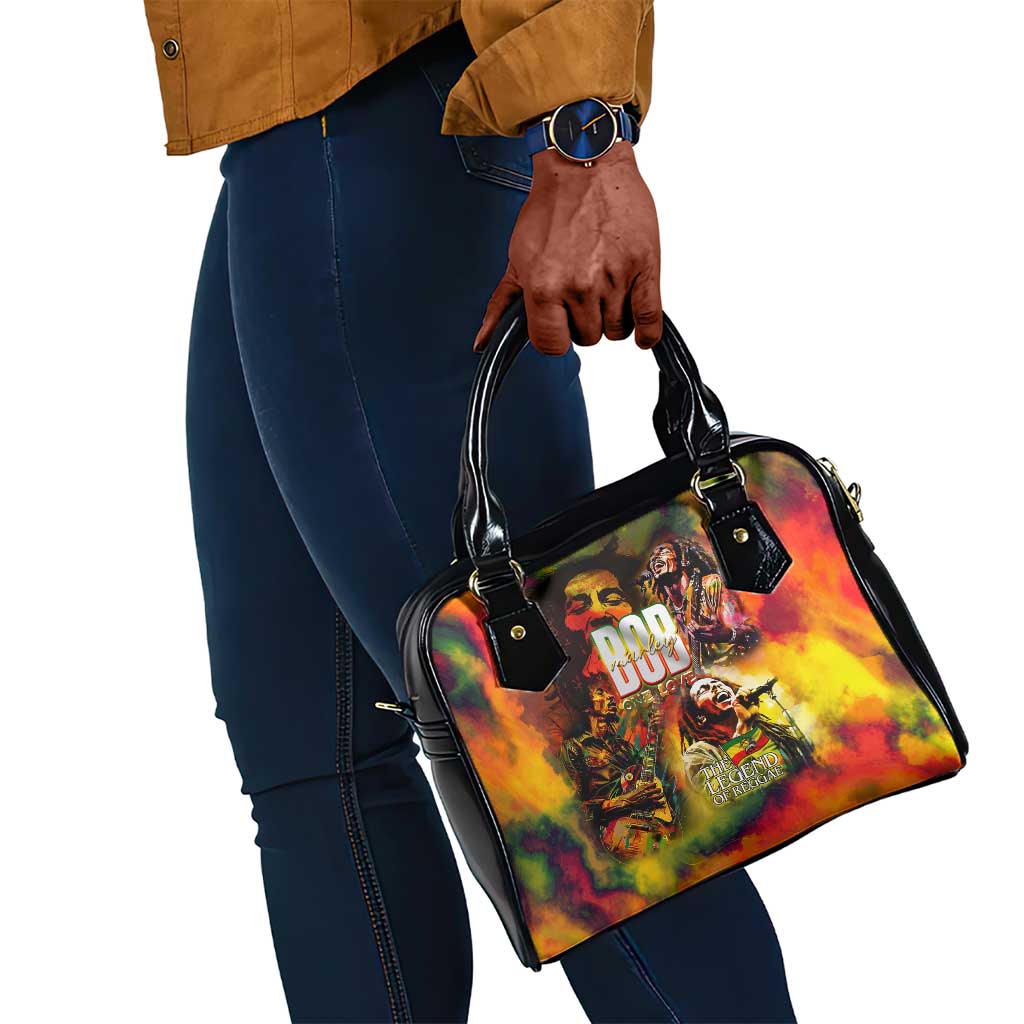 The Legend of Reggae One Love Shoulder Handbag Bob Colorful Art