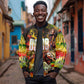 The Legend of Reggae One Love Sleeve Zip Bomber Jacket Bob Colorful Art