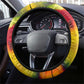 The Legend of Reggae One Love Steering Wheel Cover Bob Colorful Art
