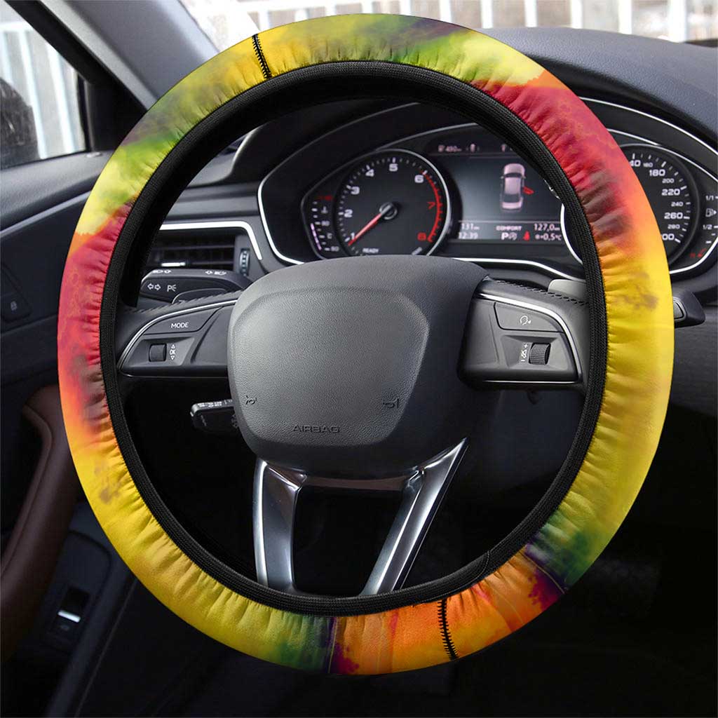 The Legend of Reggae One Love Steering Wheel Cover Bob Colorful Art