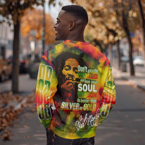 The Legend of Reggae One Love Sweatshirt Bob Colorful Art