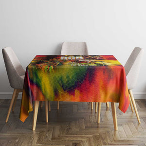 The Legend of Reggae One Love Tablecloth Bob Colorful Art
