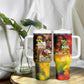 The Legend of Reggae One Love Tumbler With Handle Bob Colorful Art