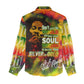 The Legend of Reggae One Love Women Casual Shirt Bob Colorful Art