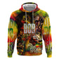 The Legend of Reggae One Love Zip Hoodie Bob Colorful Art