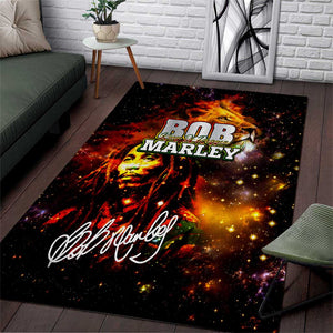 Bob King Of Reggae Rastafari Lion Area Rug You Never Know How Strong You Are