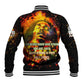 Bob King Of Reggae Rastafari Lion Baseball Jacket You Never Know How Strong You Are