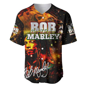 Bob King Of Reggae Rastafari Lion Baseball Jersey You Never Know How Strong You Are