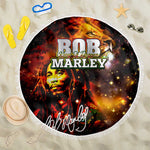 Bob King Of Reggae Rastafari Lion Beach Blanket You Never Know How Strong You Are
