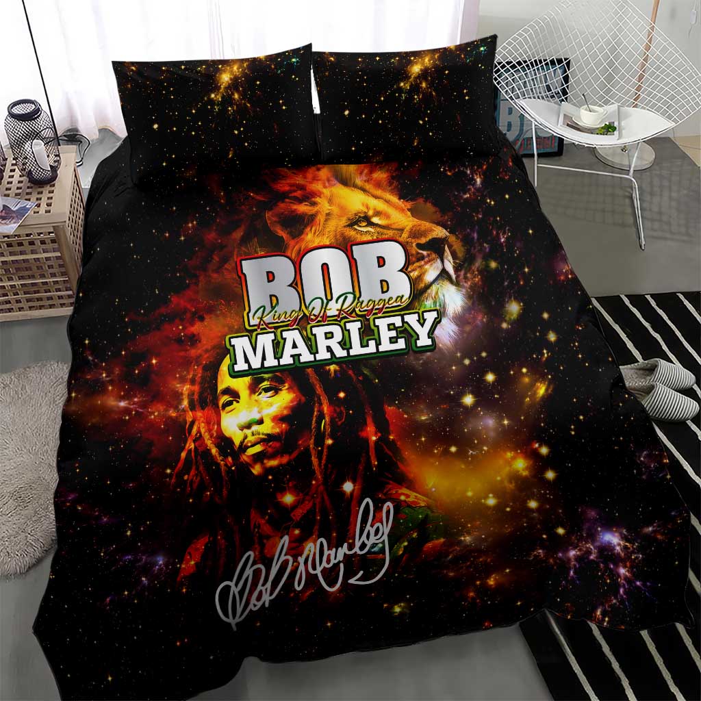 Bob King Of Reggae Rastafari Lion Bedding Set You Never Know How Strong You Are