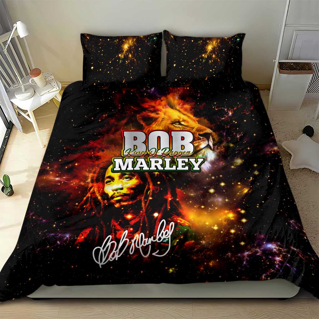 Bob King Of Reggae Rastafari Lion Bedding Set You Never Know How Strong You Are