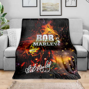 Bob King Of Reggae Rastafari Lion Blanket You Never Know How Strong You Are