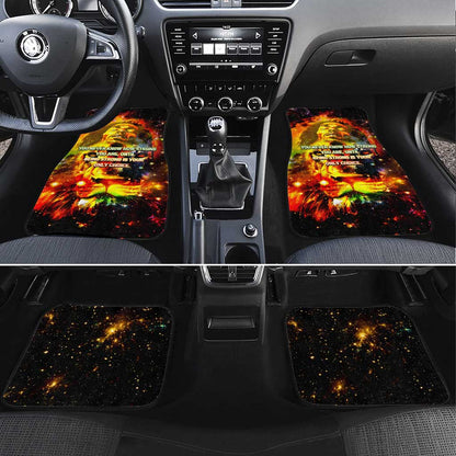 Bob King Of Reggae Rastafari Lion Car Mats You Never Know How Strong You Are