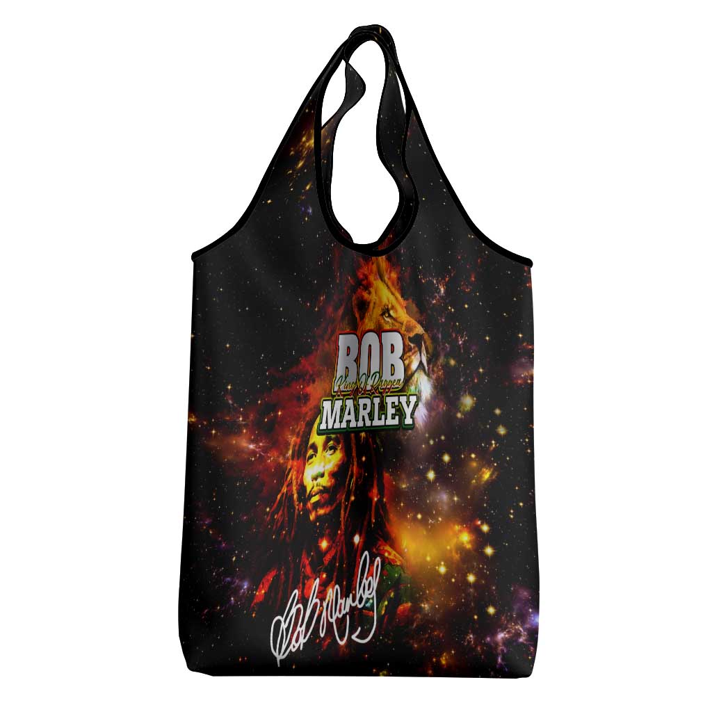 Bob King Of Reggae Rastafari Lion Grocery Bag You Never Know How Strong You Are