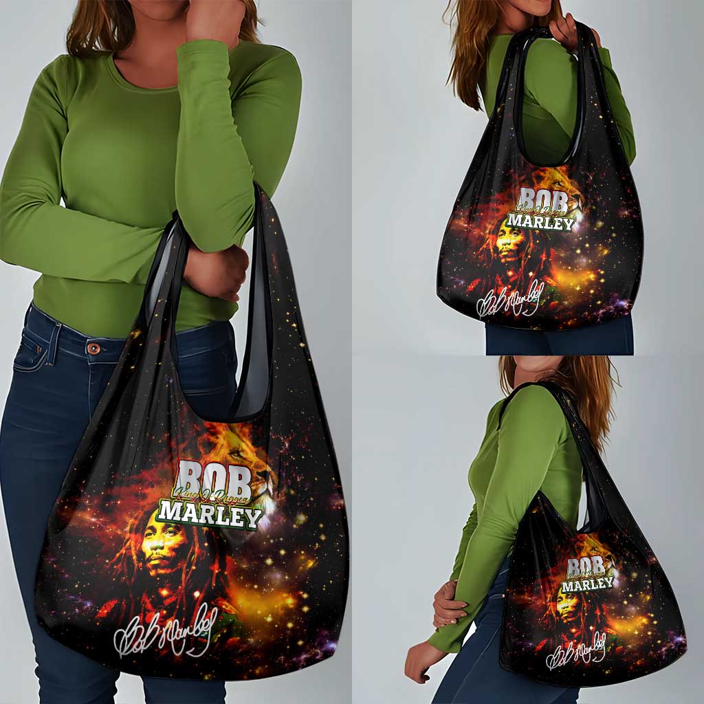 Bob King Of Reggae Rastafari Lion Grocery Bag You Never Know How Strong You Are