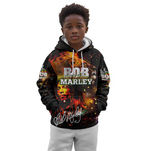 Bob King Of Reggae Rastafari Lion Kid Hoodie You Never Know How Strong You Are