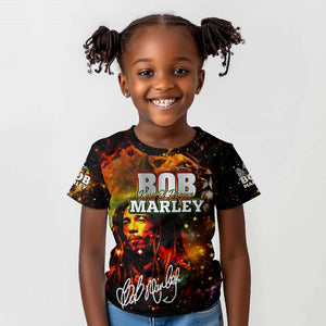 Bob King Of Reggae Rastafari Lion Kid T shirt You Never Know How Strong You Are