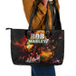 Bob King Of Reggae Rastafari Lion Leather Tote Bag You Never Know How Strong You Are