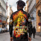 Bob King Of Reggae Rastafari Lion Long Sleeve Button Shirt You Never Know How Strong You Are