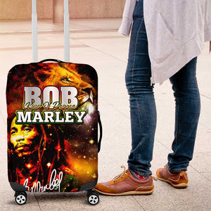 Bob King Of Reggae Rastafari Lion Luggage Cover You Never Know How Strong You Are