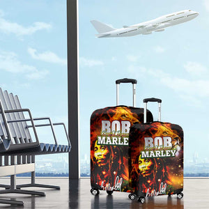 Bob King Of Reggae Rastafari Lion Luggage Cover You Never Know How Strong You Are