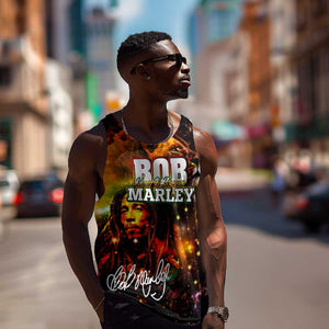 Bob King Of Reggae Rastafari Lion Men Tank Top You Never Know How Strong You Are
