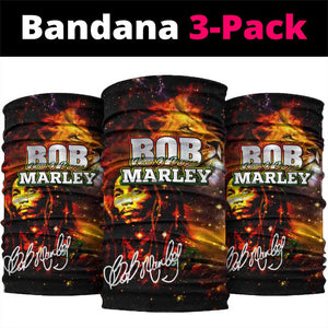 Bob King Of Reggae Rastafari Lion Neck Gaiter You Never Know How Strong You Are DT02