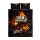 Bob King Of Reggae Rastafari Lion Quilt Bed Set You Never Know How Strong You Are