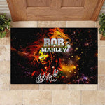 Bob King Of Reggae Rastafari Lion Rubber Doormat You Never Know How Strong You Are