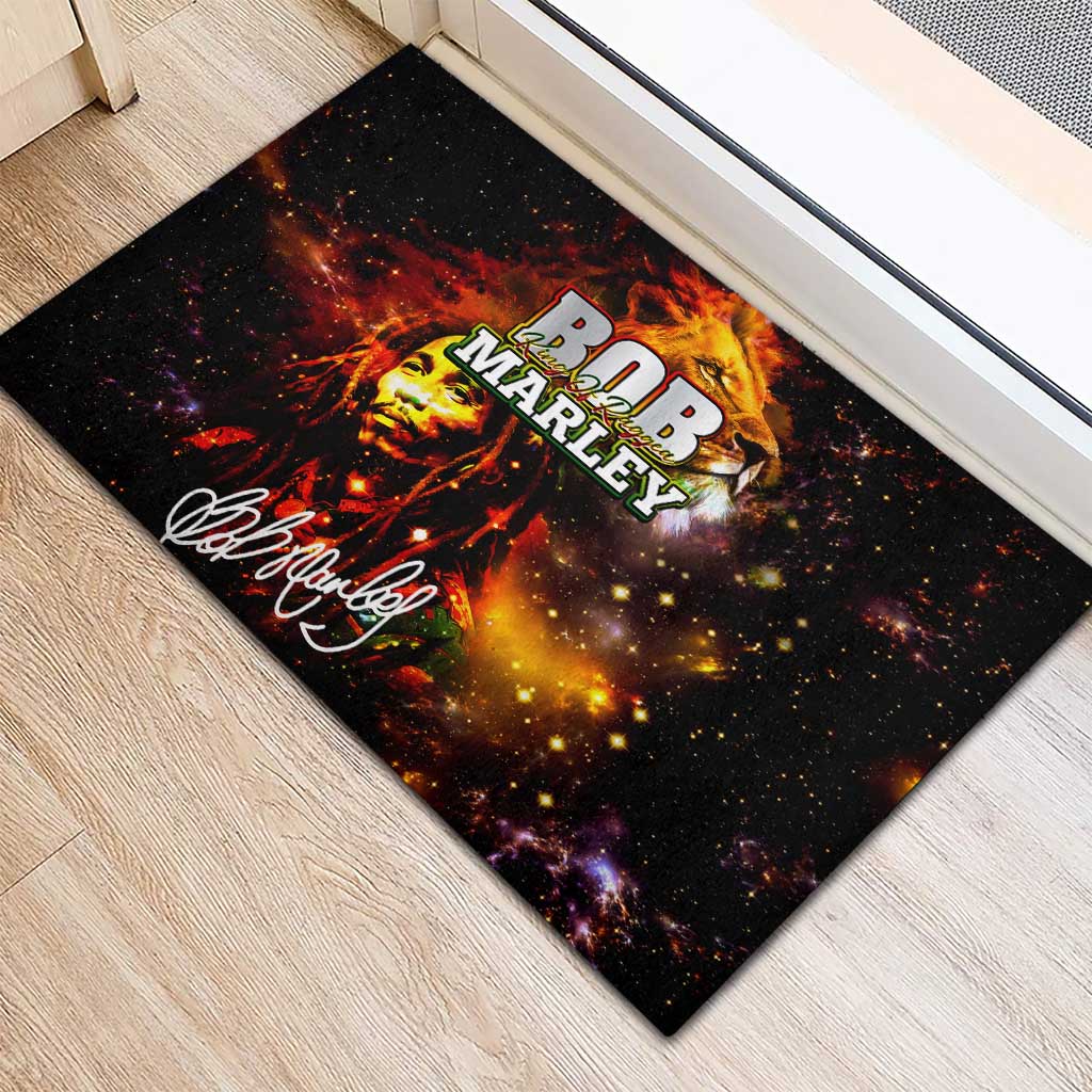 Bob King Of Reggae Rastafari Lion Rubber Doormat You Never Know How Strong You Are