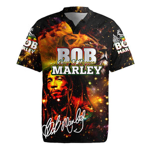 Bob King Of Reggae Rastafari Lion Rugby Jersey You Never Know How Strong You Are