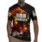 Bob King Of Reggae Rastafari Lion Rugby Jersey You Never Know How Strong You Are