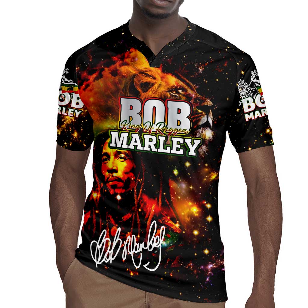 Bob King Of Reggae Rastafari Lion Rugby Jersey You Never Know How Strong You Are