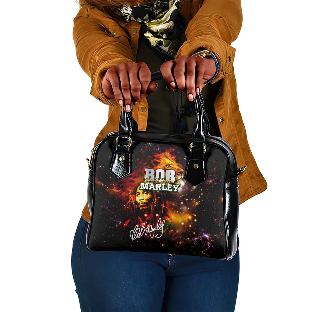 Bob King Of Reggae Rastafari Lion Shoulder Handbag You Never Know How Strong You Are