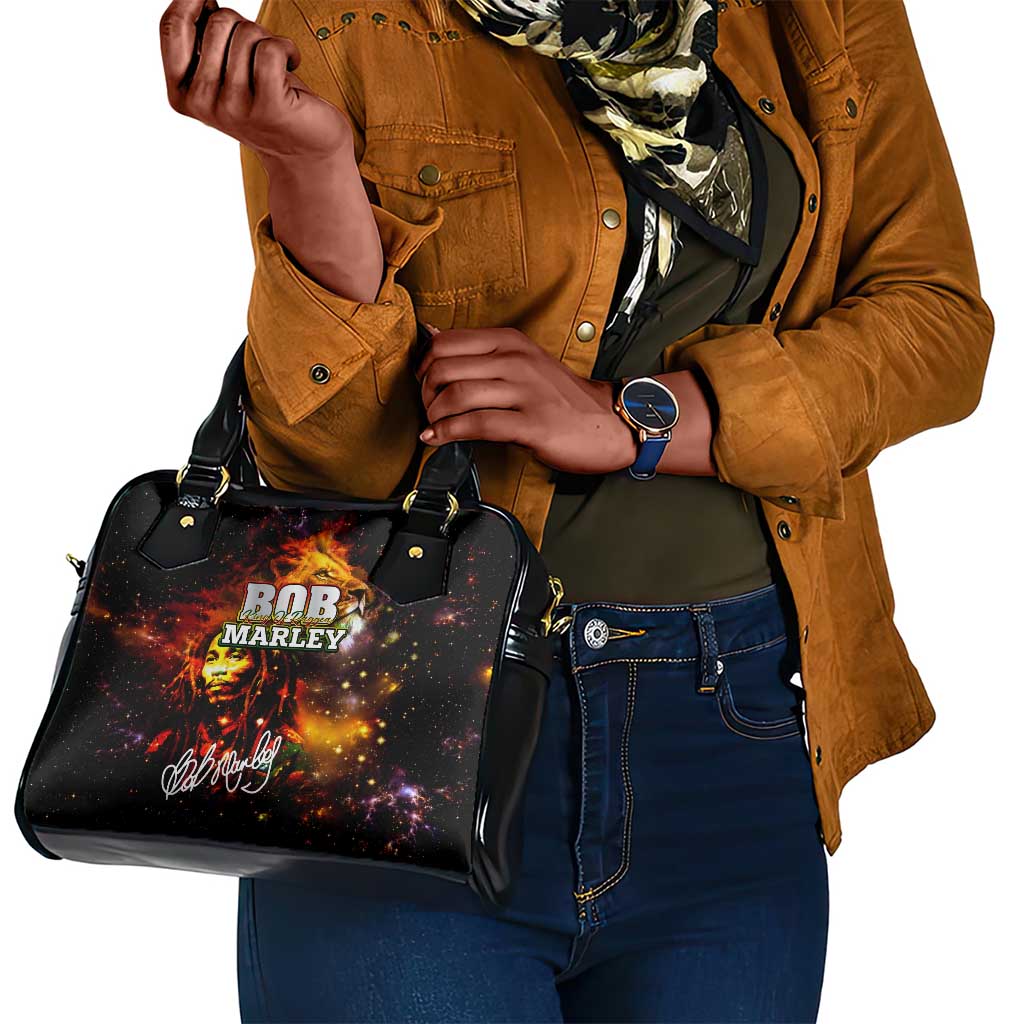 Bob King Of Reggae Rastafari Lion Shoulder Handbag You Never Know How Strong You Are