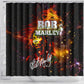Bob King Of Reggae Rastafari Lion Shower Curtain You Never Know How Strong You Are