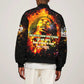 Bob King Of Reggae Rastafari Lion Sleeve Zip Bomber Jacket You Never Know How Strong You Are