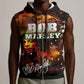 Bob King Of Reggae Rastafari Lion Sleeveless Zip Hoodie You Never Know How Strong You Are - African Pride