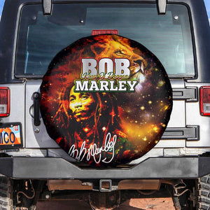 Bob King Of Reggae Rastafari Lion Spare Tire Cover You Never Know How Strong You Are