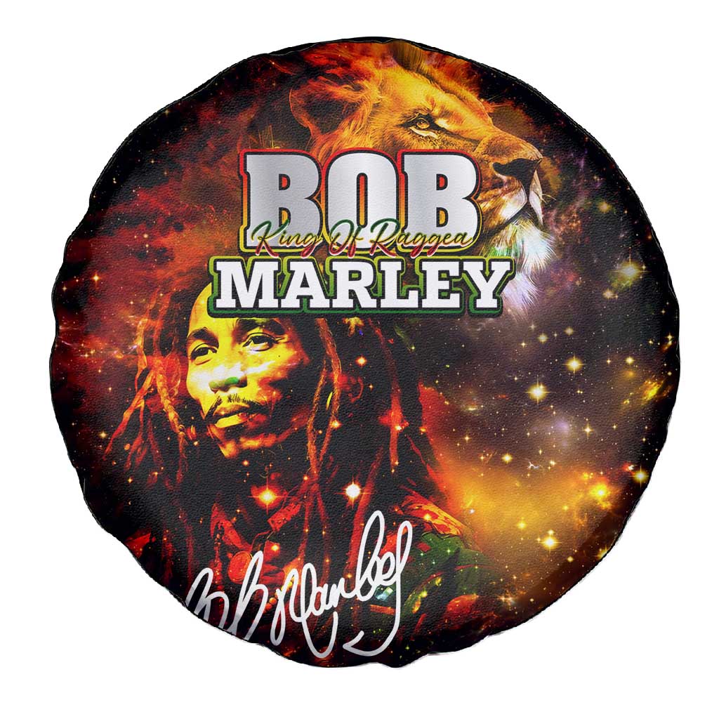 Bob King Of Reggae Rastafari Lion Spare Tire Cover You Never Know How Strong You Are
