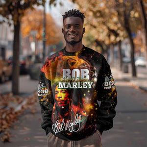 Bob King Of Reggae Rastafari Lion Sweatshirt You Never Know How Strong You Are