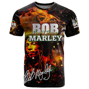 Bob King Of Reggae Rastafari Lion T shirt You Never Know How Strong You Are