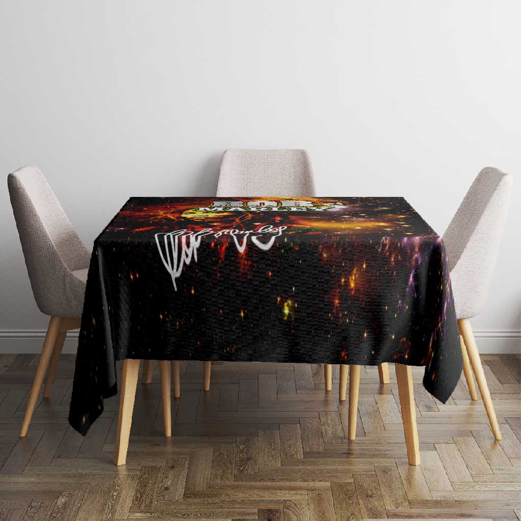 Bob King Of Reggae Rastafari Lion Tablecloth You Never Know How Strong You Are