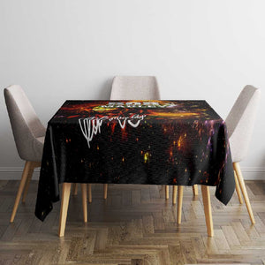 Bob King Of Reggae Rastafari Lion Tablecloth You Never Know How Strong You Are