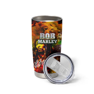 Bob King Of Reggae Rastafari Lion Tumbler Cup You Never Know How Strong You Are