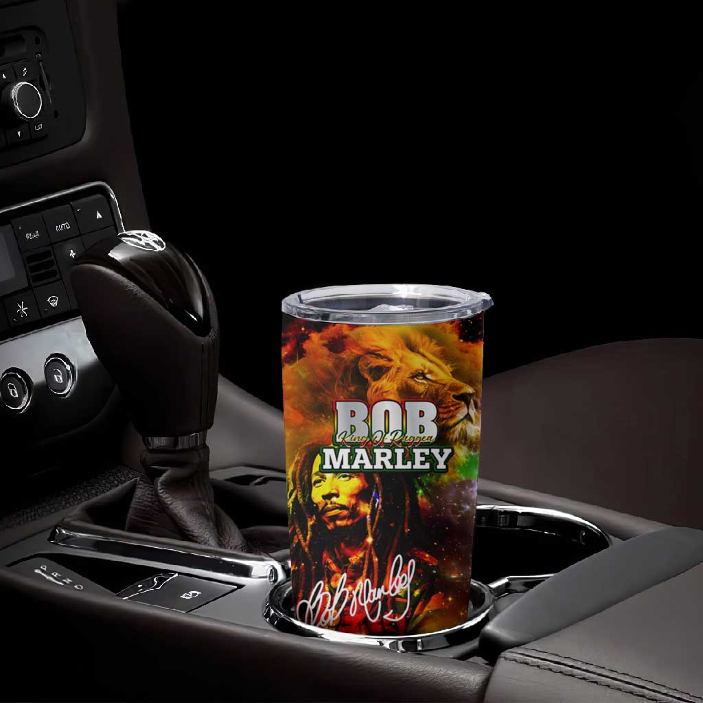 Bob King Of Reggae Rastafari Lion Tumbler Cup You Never Know How Strong You Are